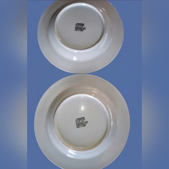 Vintage Tienshan Folk Art Stoneware Salad Plates ~ Corning CENTURA Platter - Picture 8 of 11